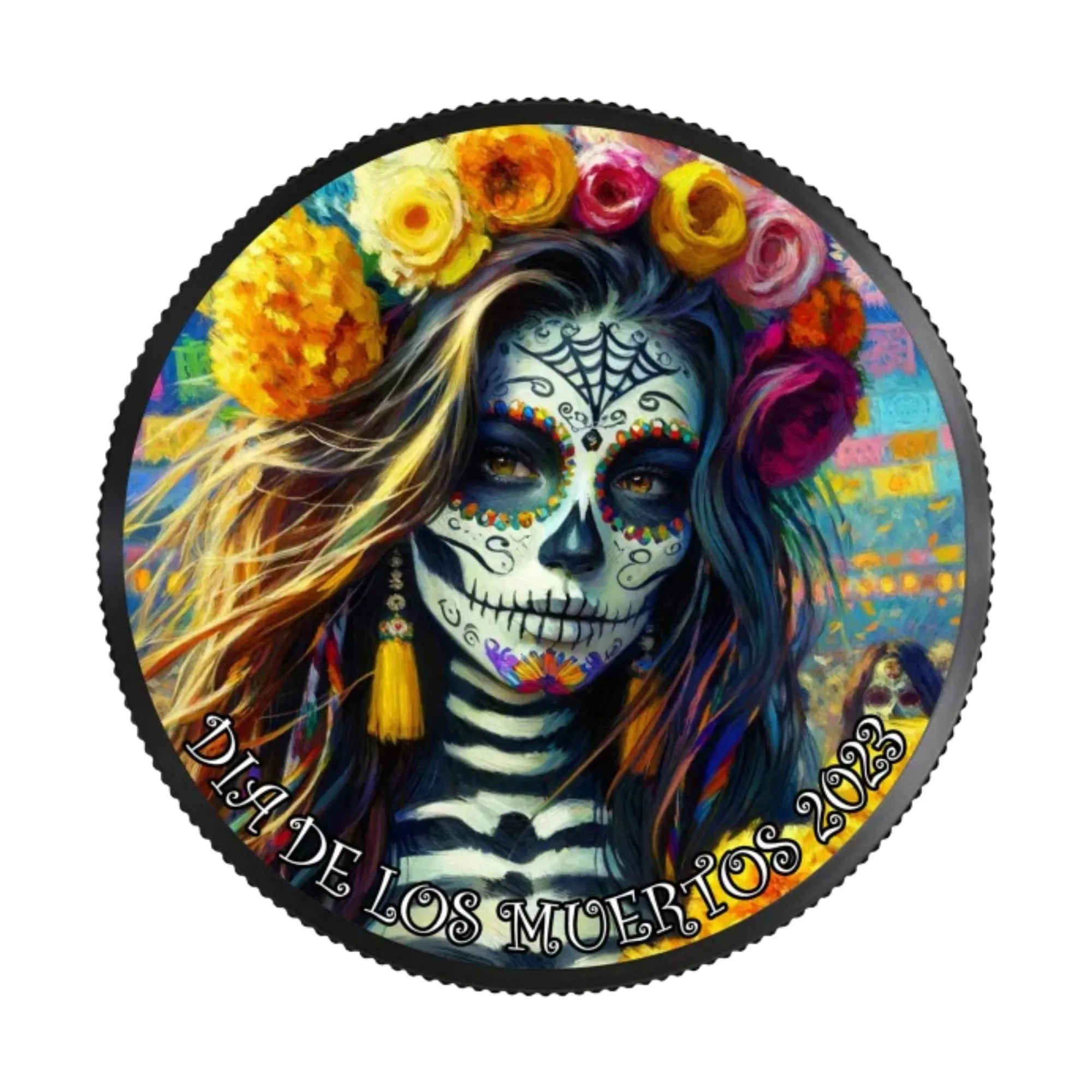 2023 Mexico Dia de los Muertos Impressionism 1oz Silver Coin