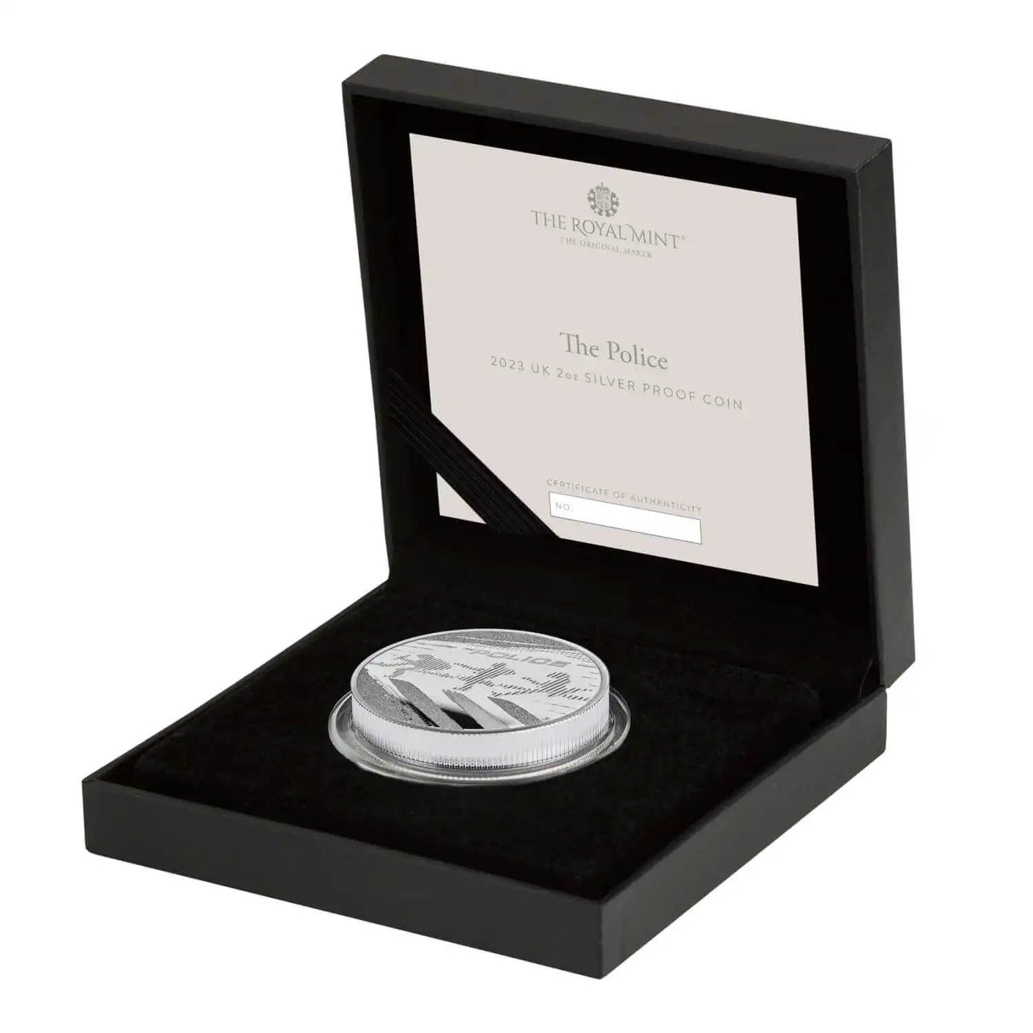 2023 Royal Mint Music Legends The Police 2oz Silver Proof Coin
