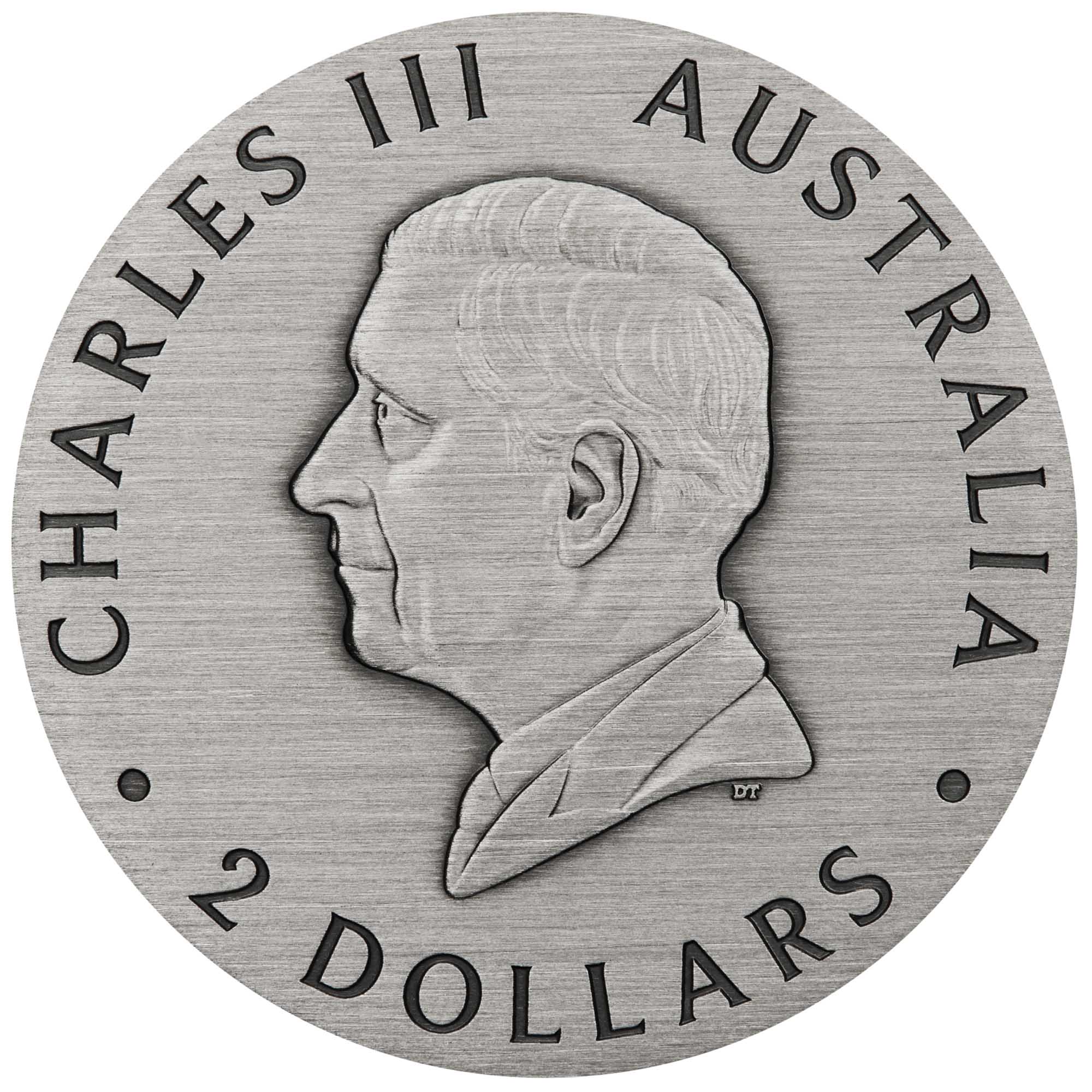 2025 Perth Mint Honey Bee 2025 2oz Silver Antiqued Coloured Coin