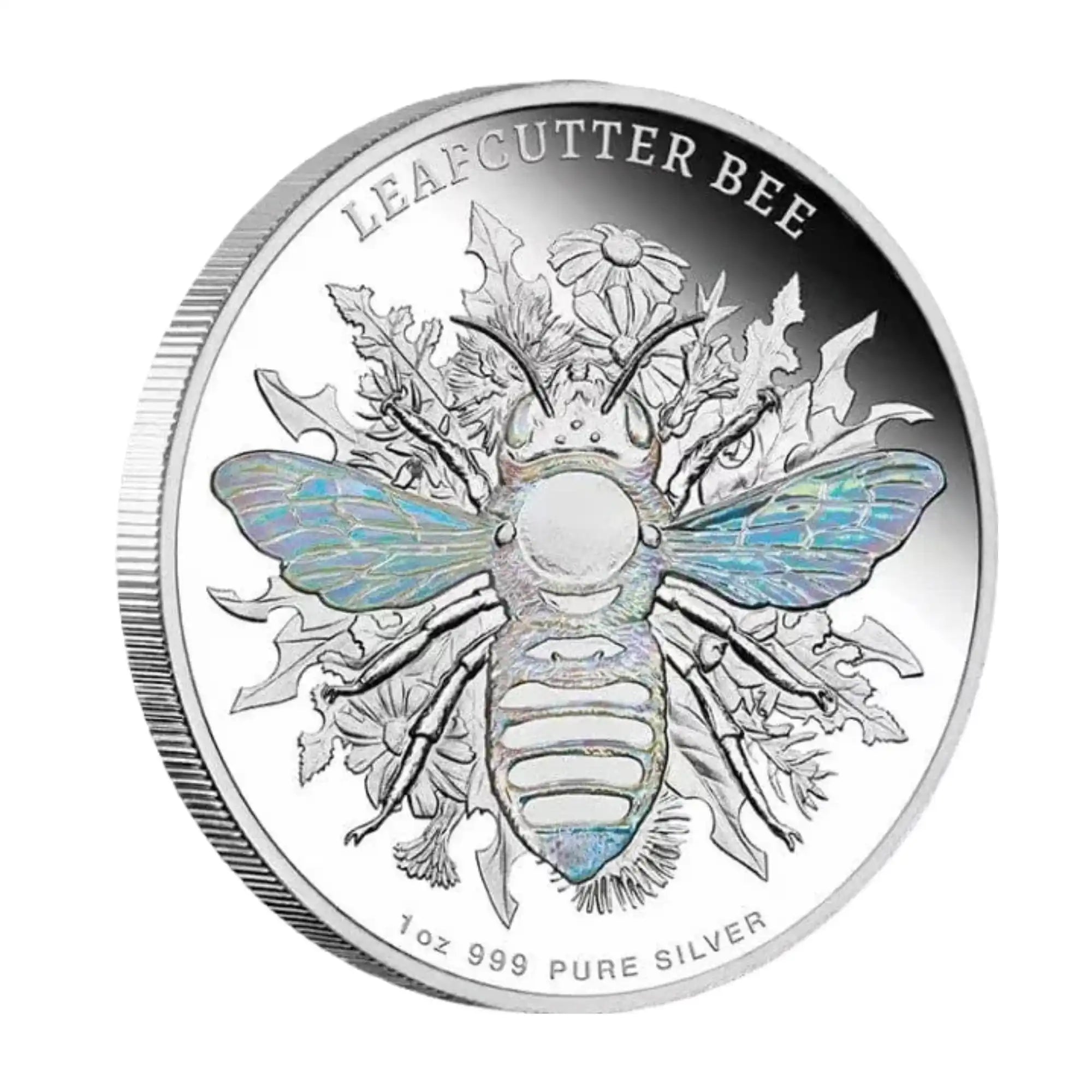 2026 Niue Native Bees LeafCutter Bee 1oz Hologram Silver Proof Coin