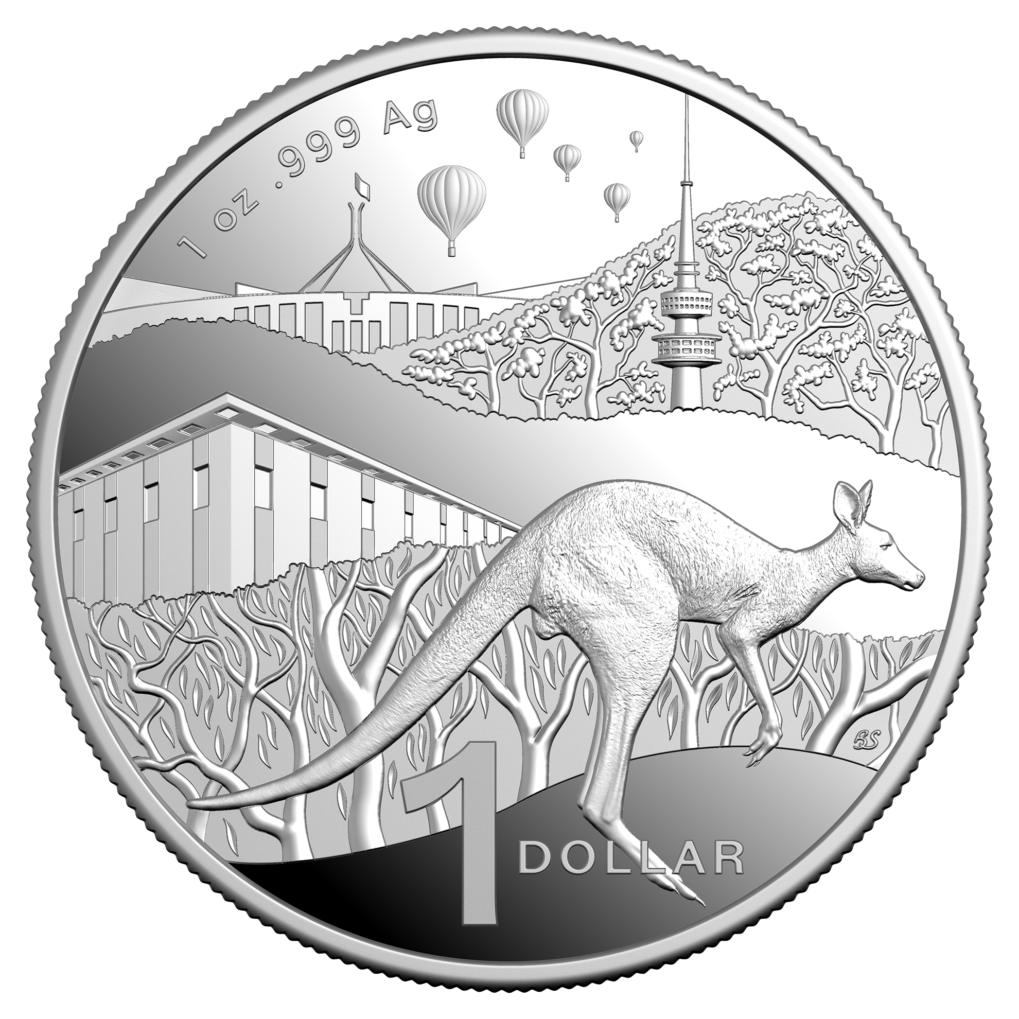 2025 RAM - Kangaroo Series - 1oz Silver Proof Coin