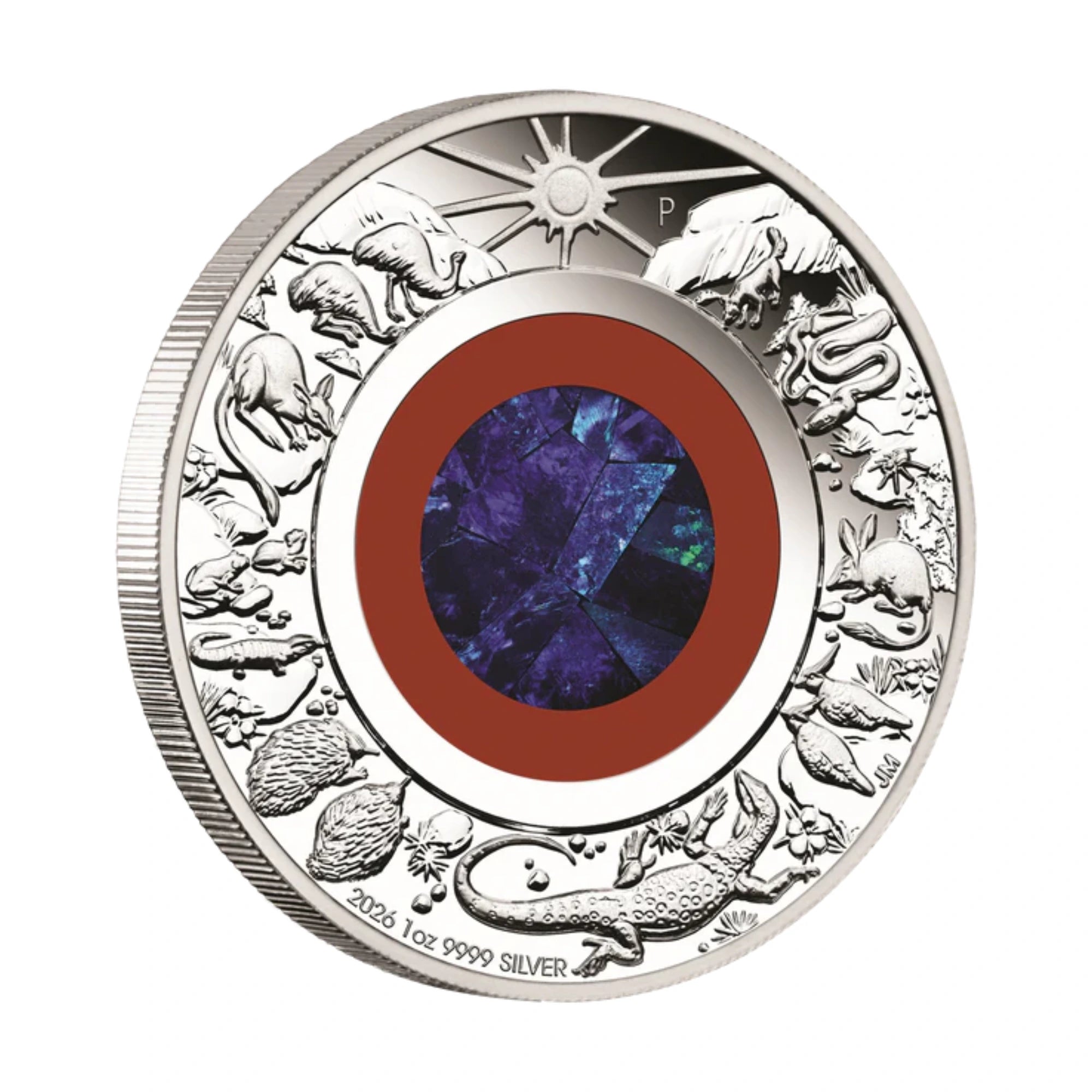 2026 Perth Mint Wonders of Australia Outback 1oz Silver Proof Opal Coin