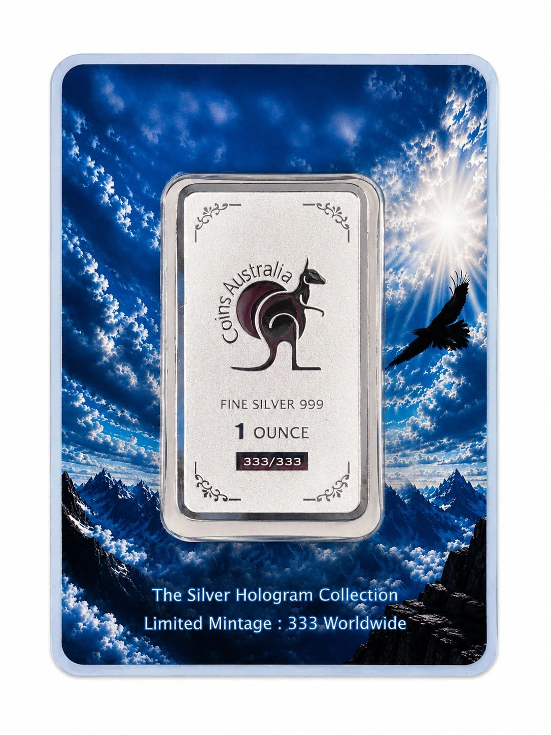 2026 Wings of Wonder Eagle 1oz Silver Hologram Bar