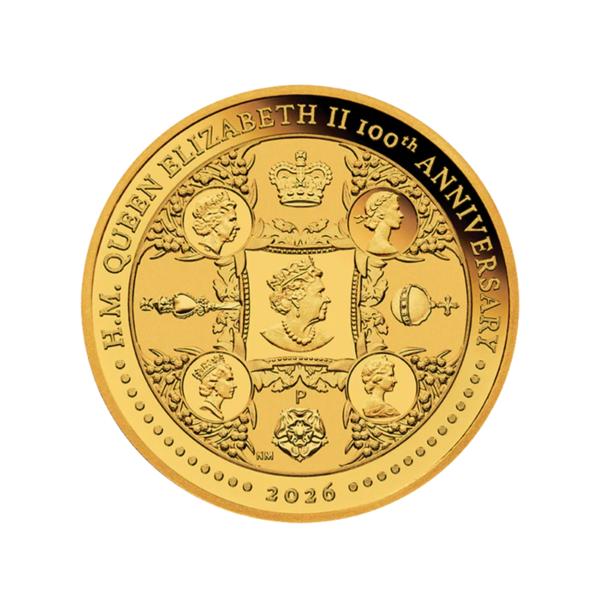 2026 Perth Mint Queen Elizabeth II 100th Anniversary 1/4oz Gold Proof Coin