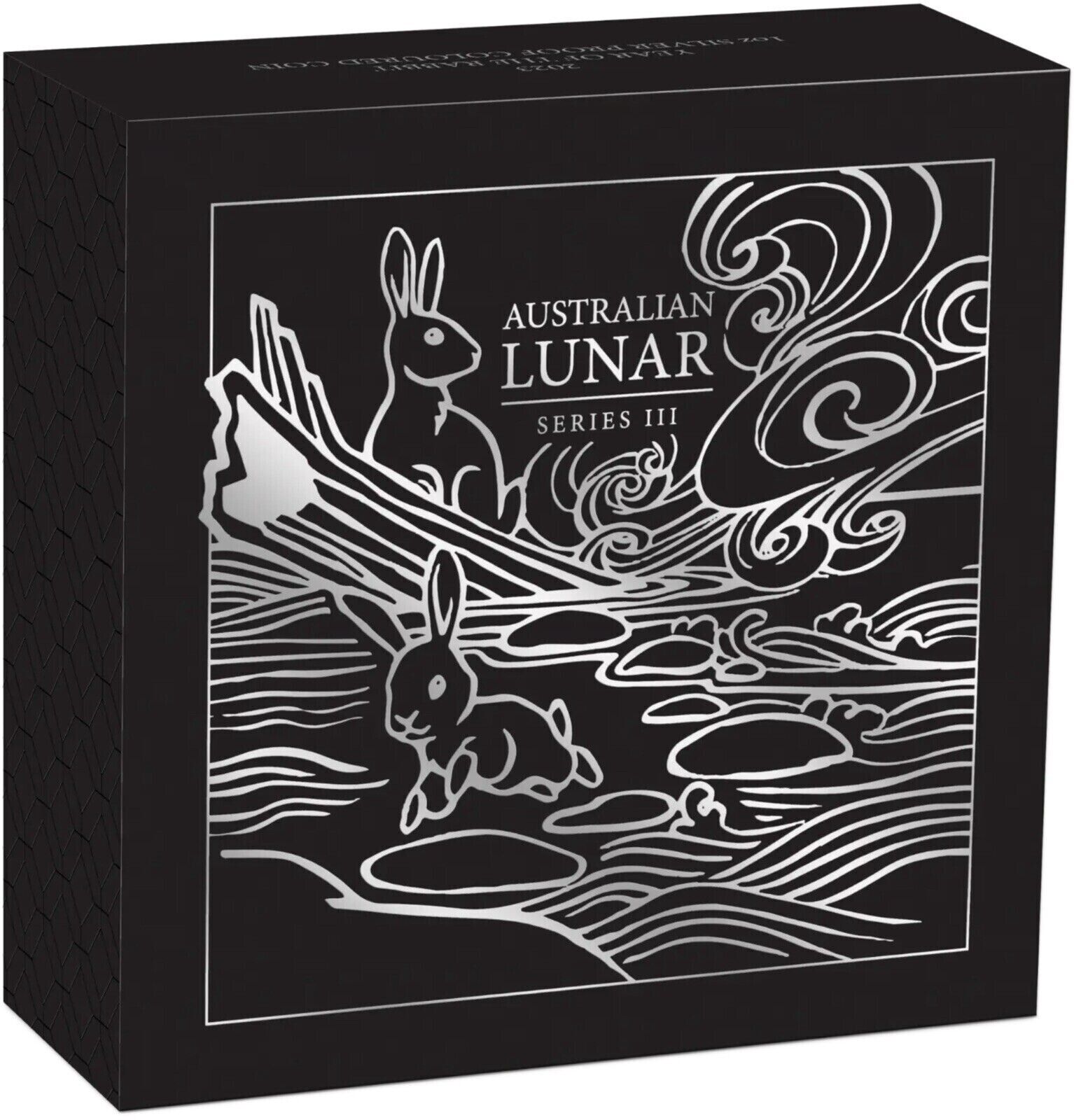 2023 Perth Mint Lunar Rabbit 1oz Silver Gilded Coin