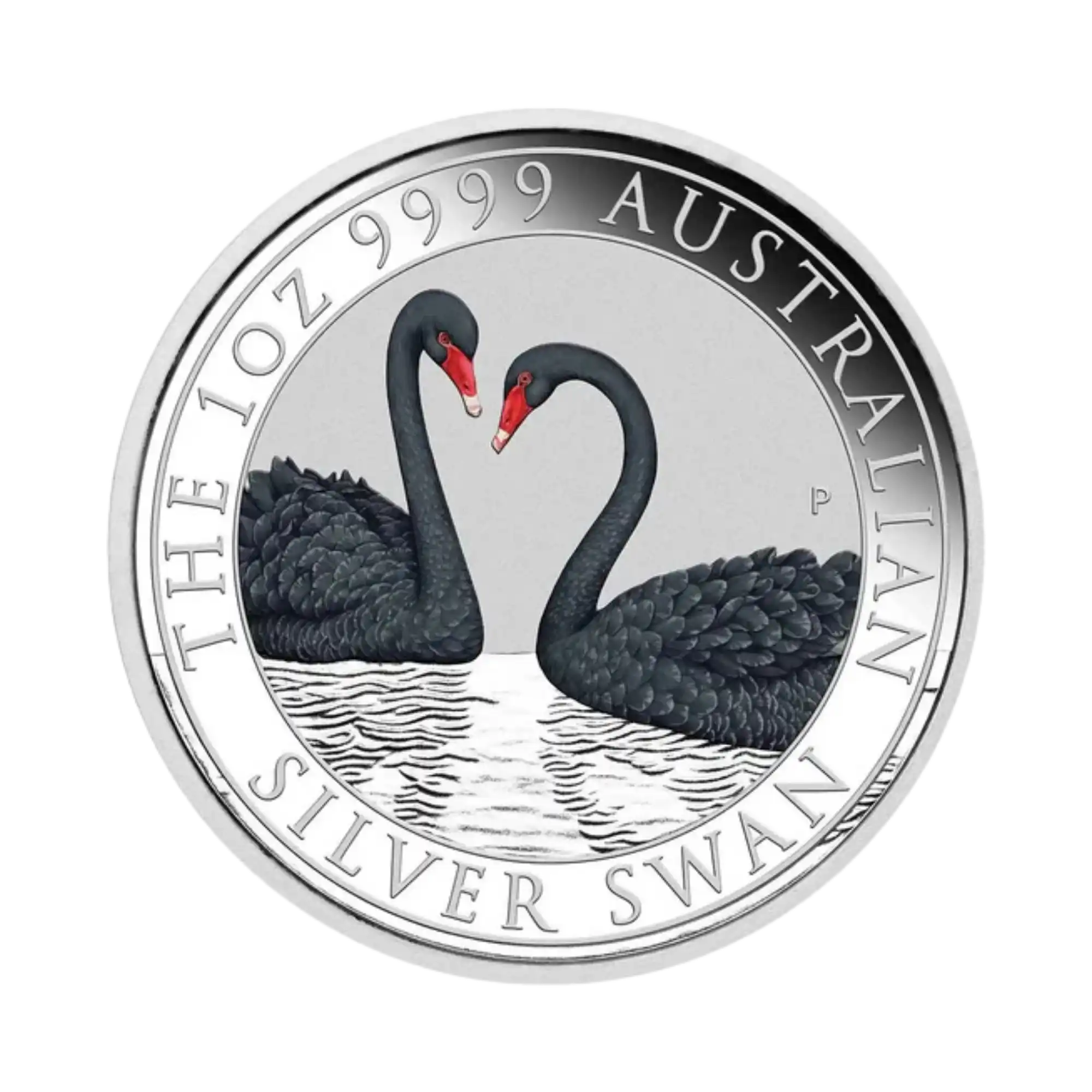 2022 Perth Mint Swan 1oz Silver Coloured Coin