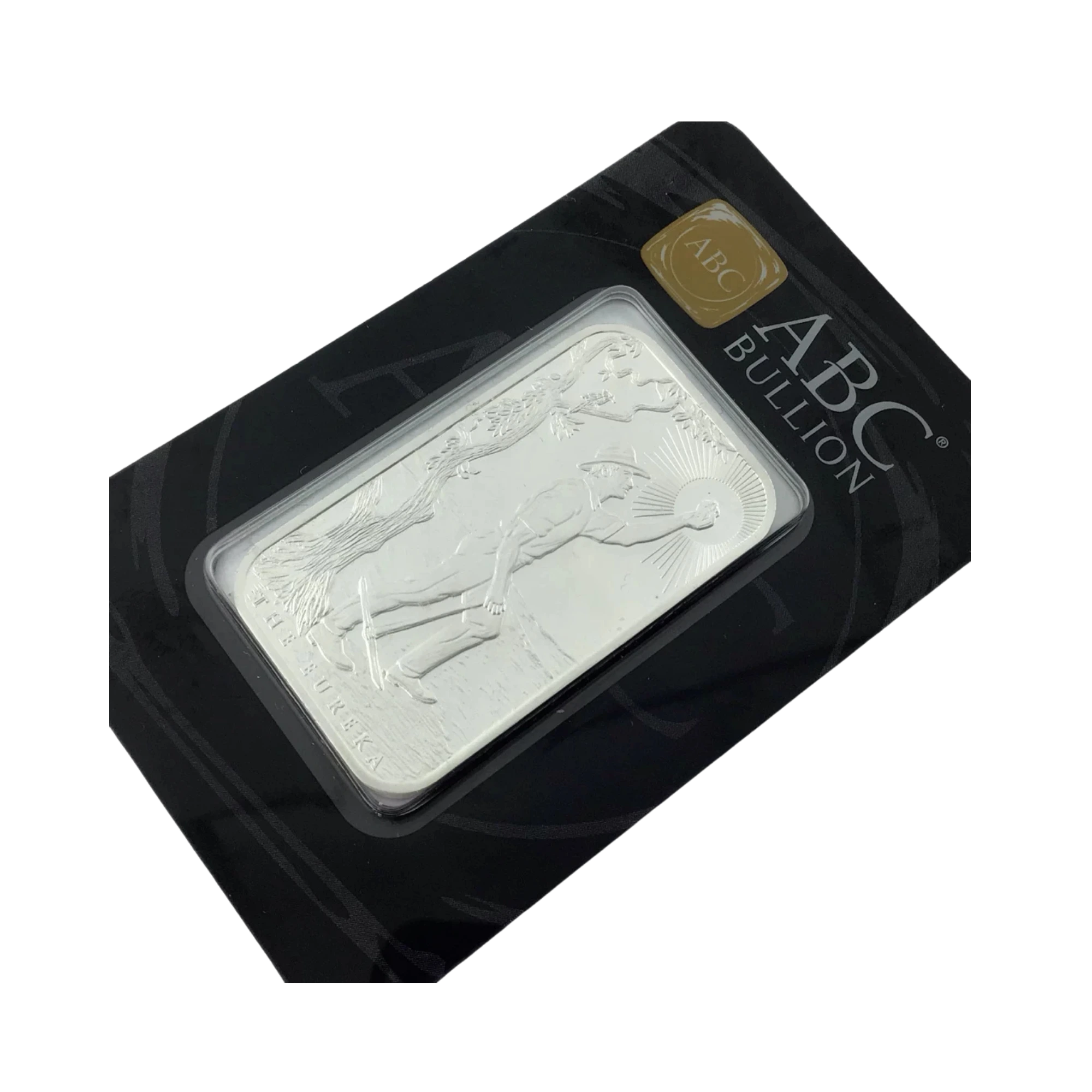 ABC Mint Eureka Sealed 1oz Silver Bullion Bar on Card