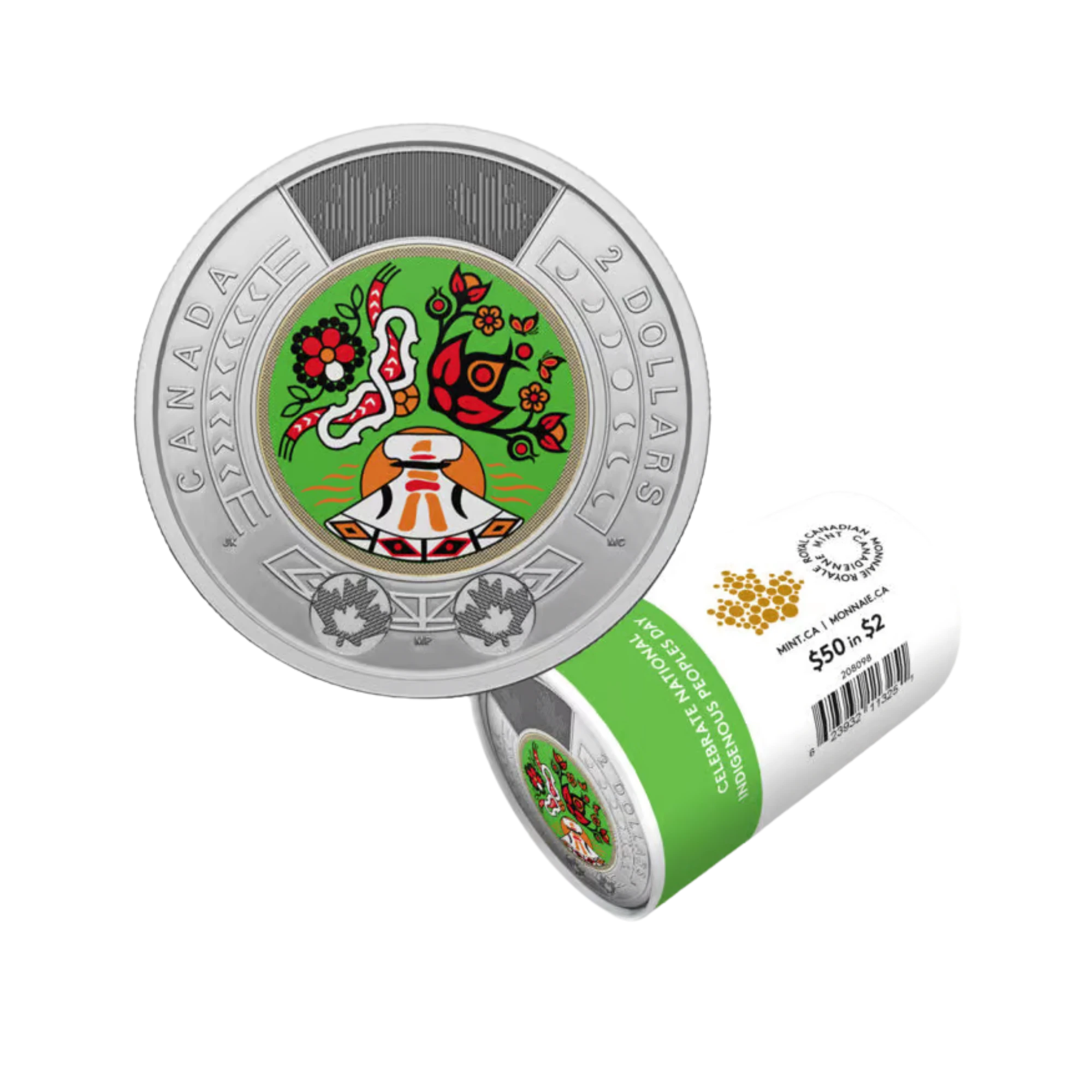 2023 RCM National Indigenous Peoples Day Coloured Coin Roll