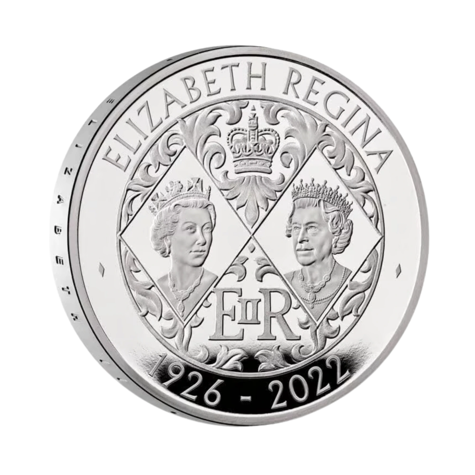 2022 Great Britain King Charles III Queen Elizabeth II £5 Silver Proof Coin