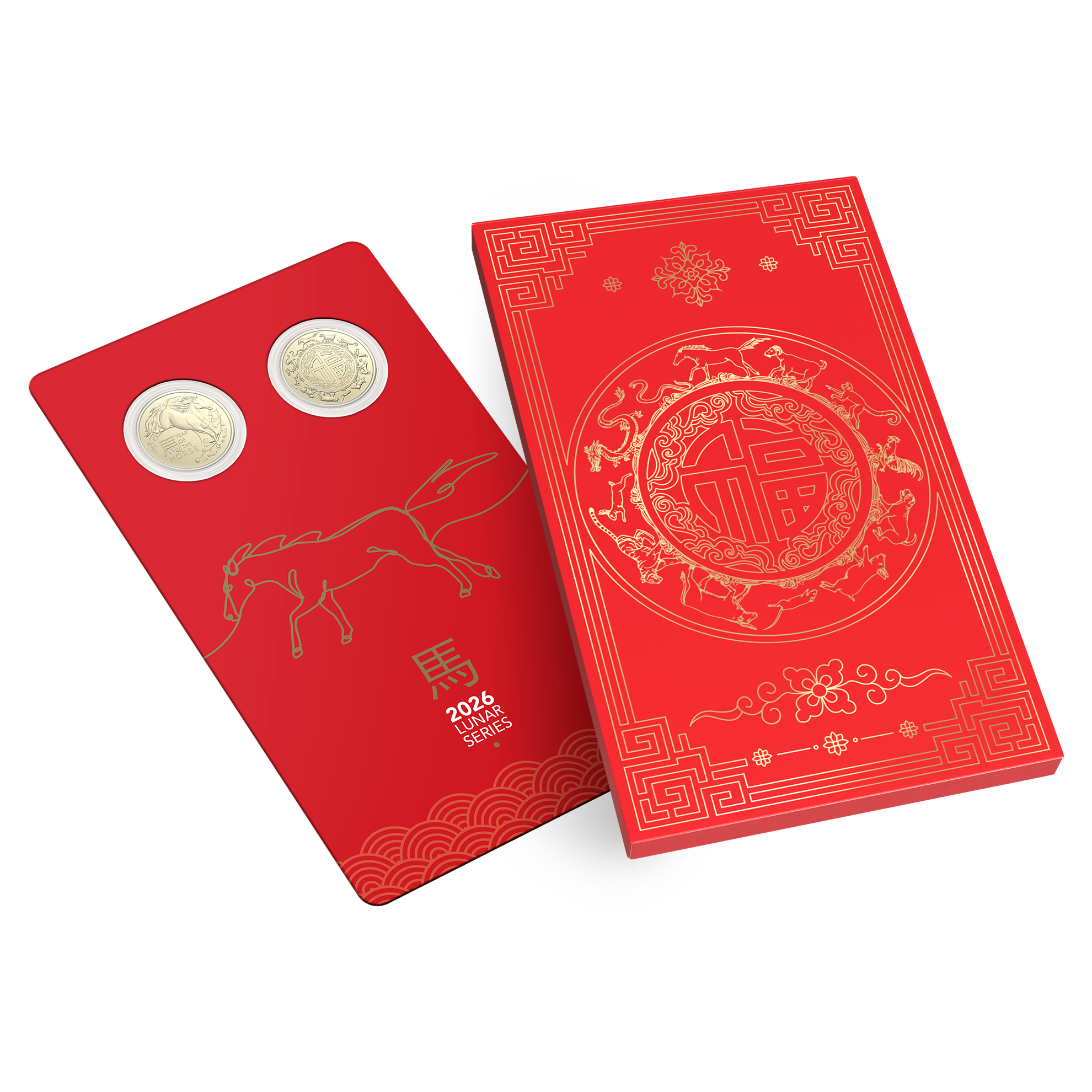 2025 RAM Lunar Year of the Horse Two-Coin Set