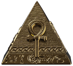 2025 Djibouti Pyramids 6oz of Giza Gilded Edition 3Coin set