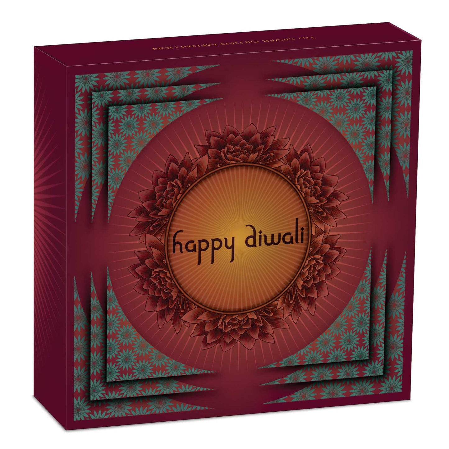 2024 Perth Mint Happy Diwali 1oz Silver Gilded Medallion