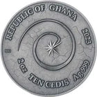 2023 Ghana Chronicles of Fire Phoenix 2oz Silver Antiqued Coin