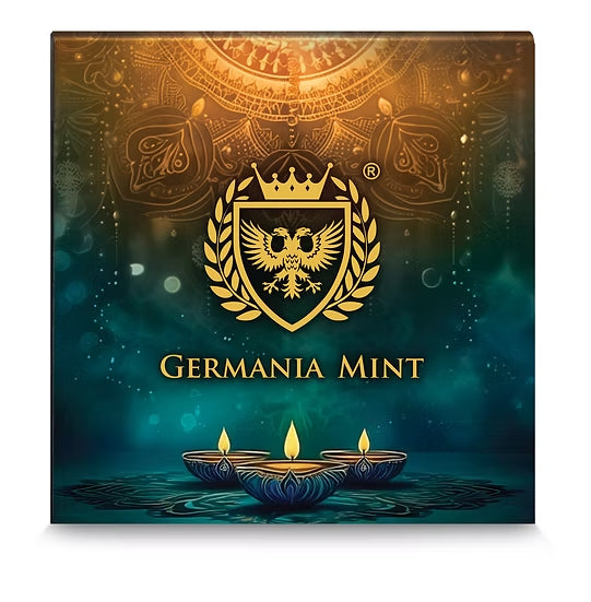 2025 Germania Diwali Ganesa 2oz Pure Silver Cast Bar