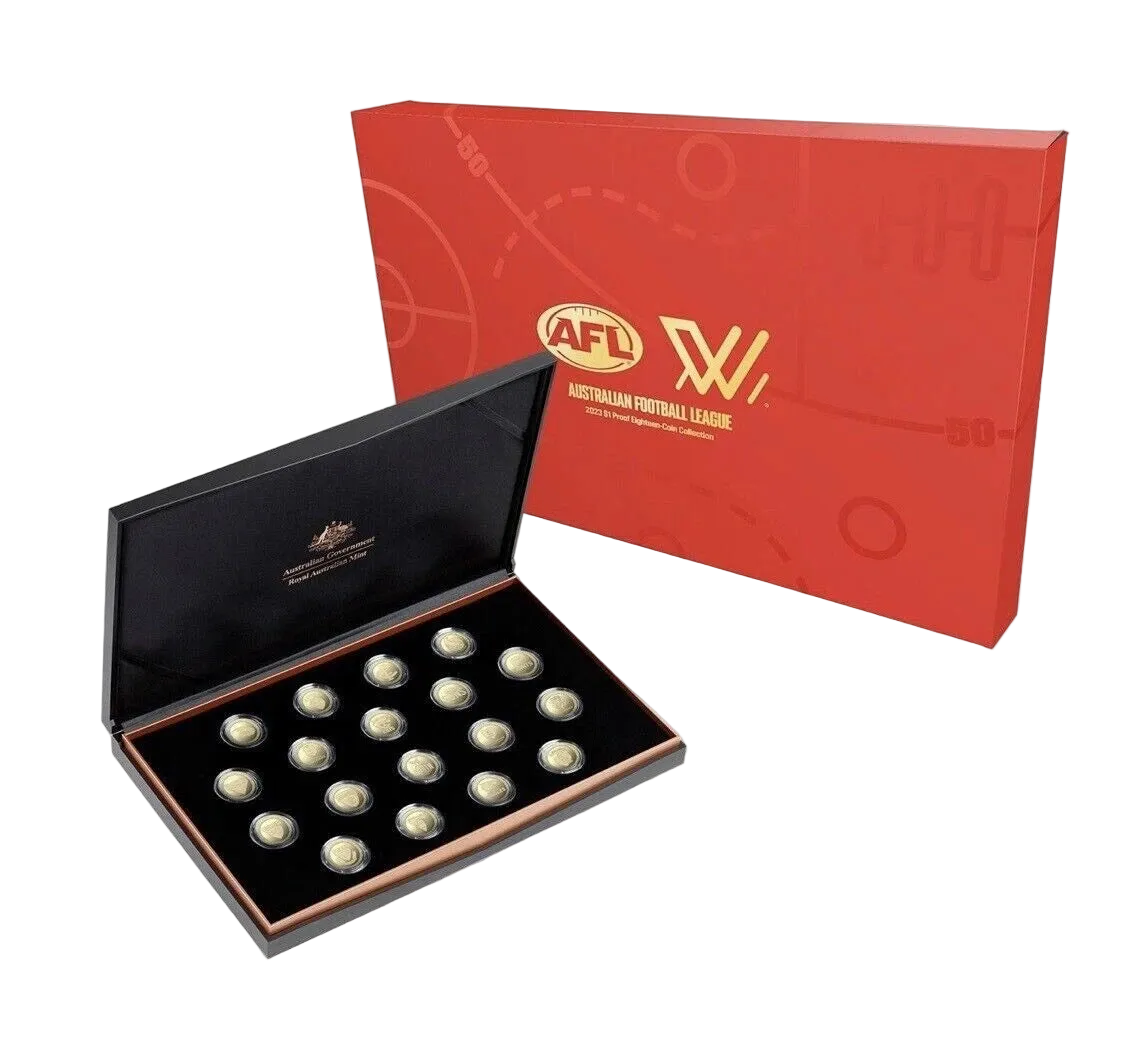 2023 RAM AFL 18 Proof Coin Collection
