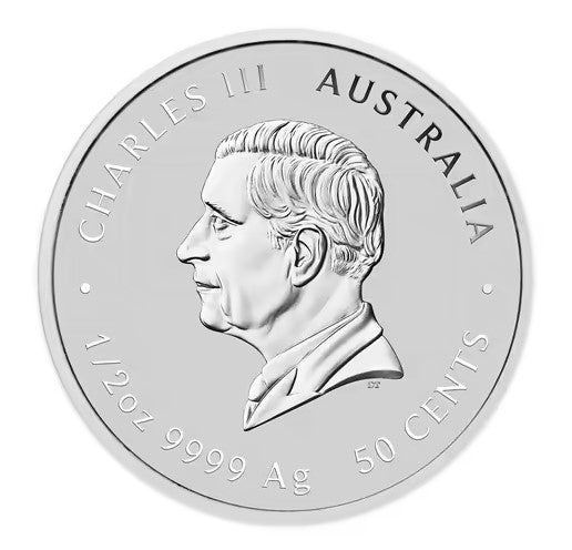 2025 Perth Mint Lunar III Snake 1/2oz Silver Coloured Coin