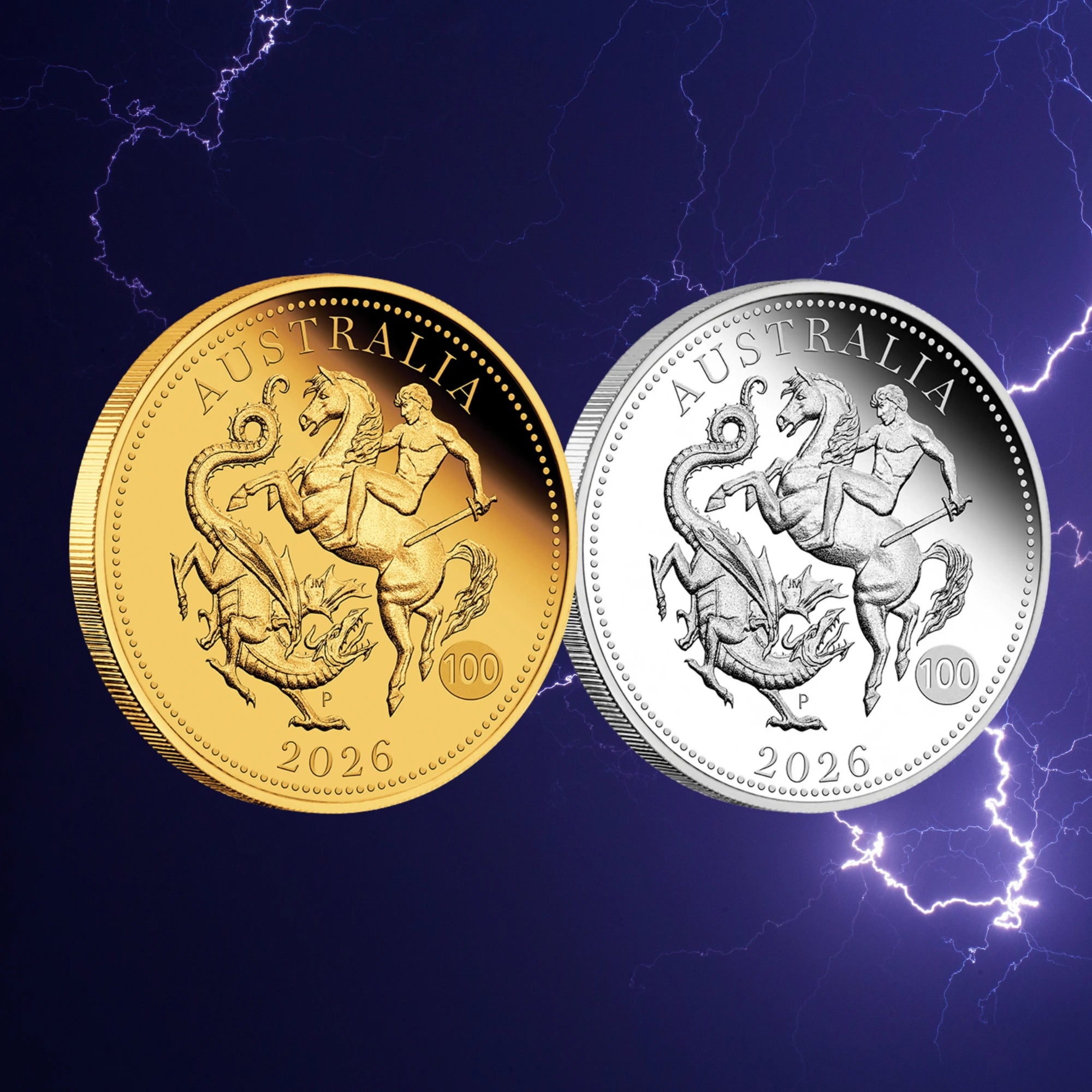 2026 Perth Mint Sovereign Gold & Silver Proof Two-Coin Collection