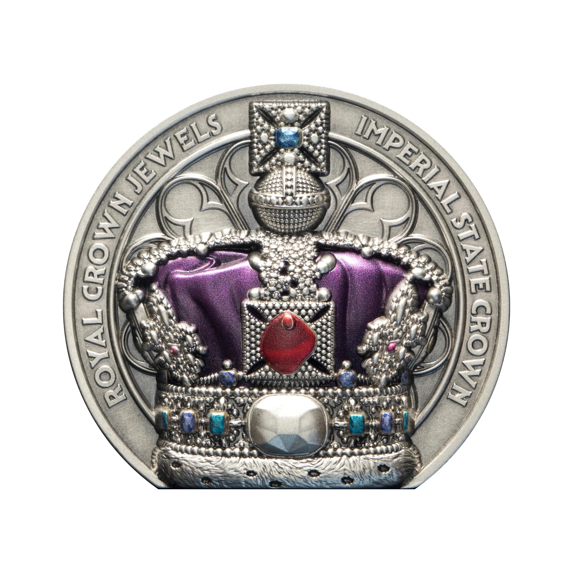 2026 Niue Imperial Crown 2oz Silver Antiqued Coin