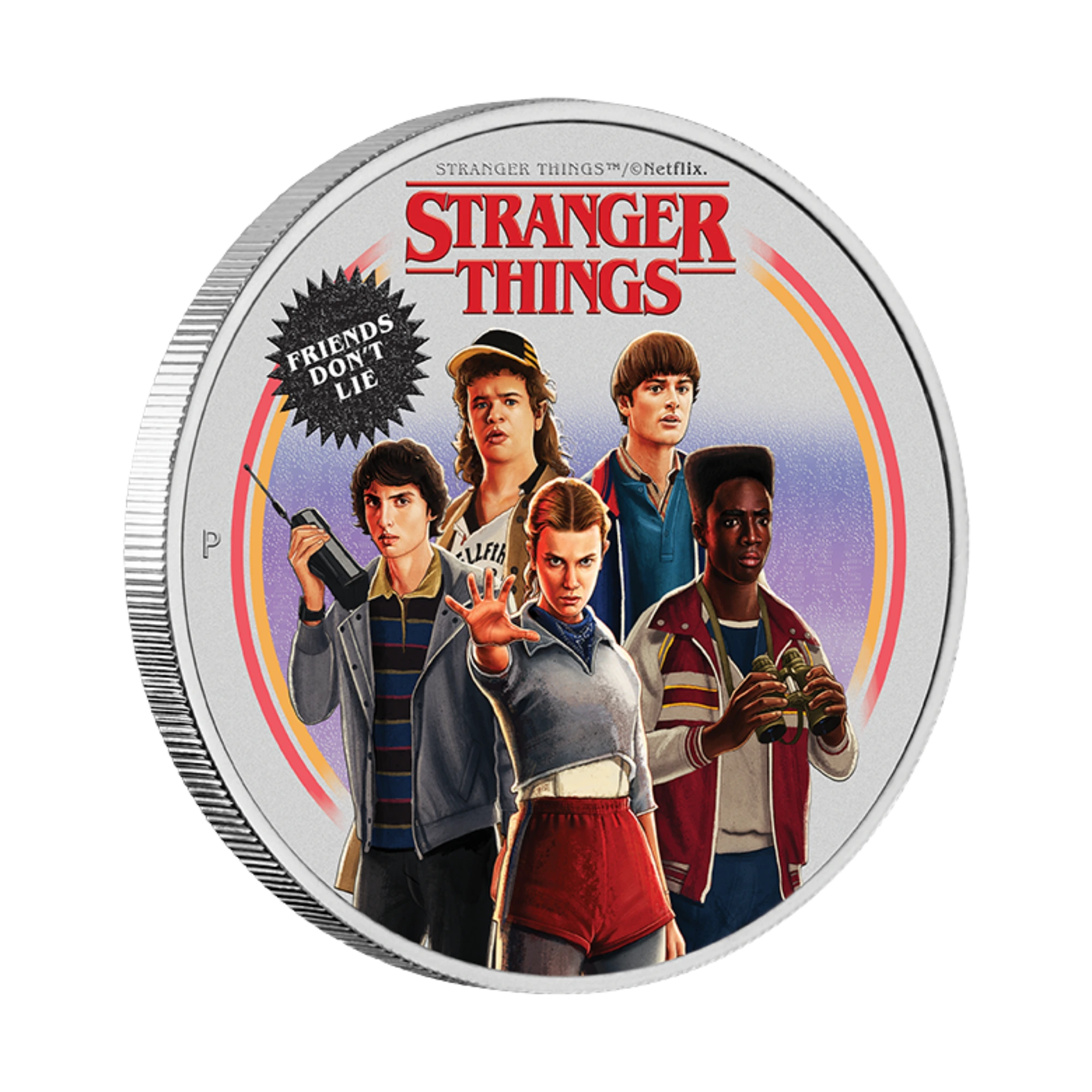 2026 Perth Mint Stranger Things 1oz Silver Coloured Coin