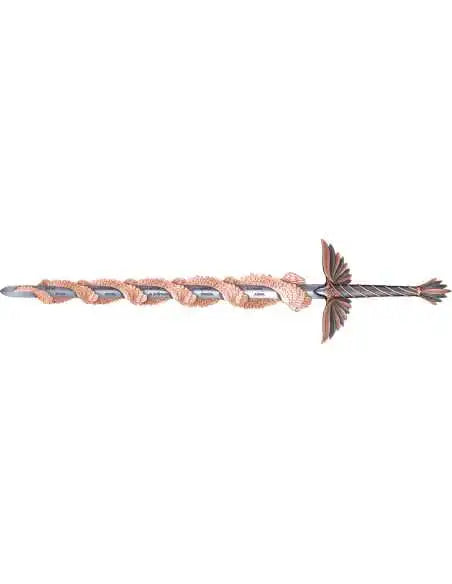 2024 Sword of Saint Michael 2.5oz Silver Antiqued Rose Gold Gilded