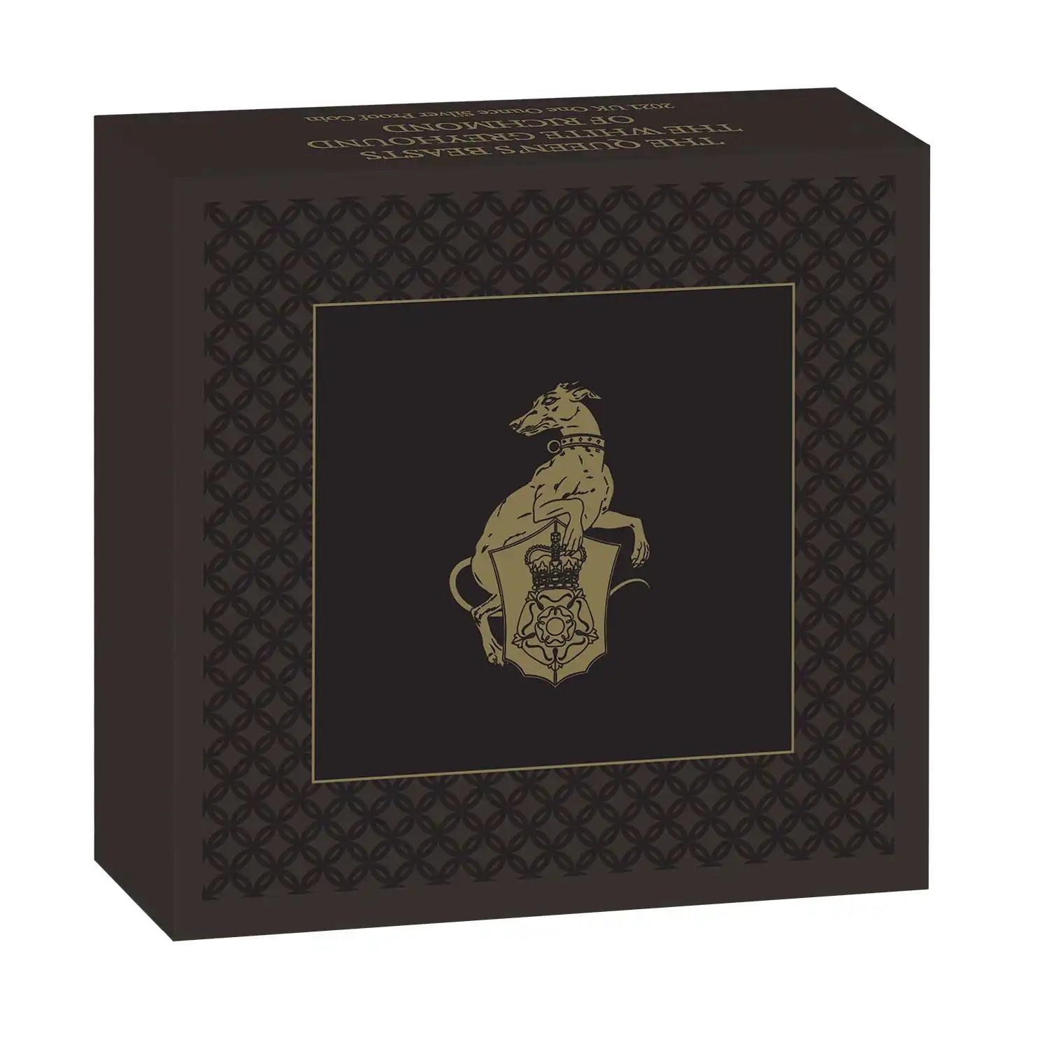 2021 Royal Mint Queen’s Beasts White Greyhound of Richmond 1oz Silver Proof Coin