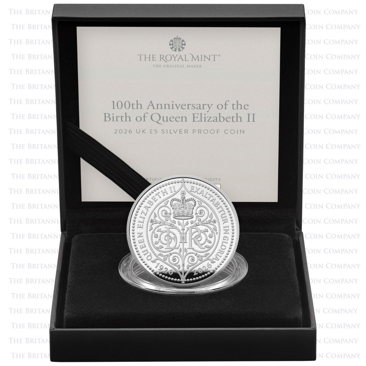 2026 Royal Mint QE II Birth Centenary 1 oz Silver Proof Coin