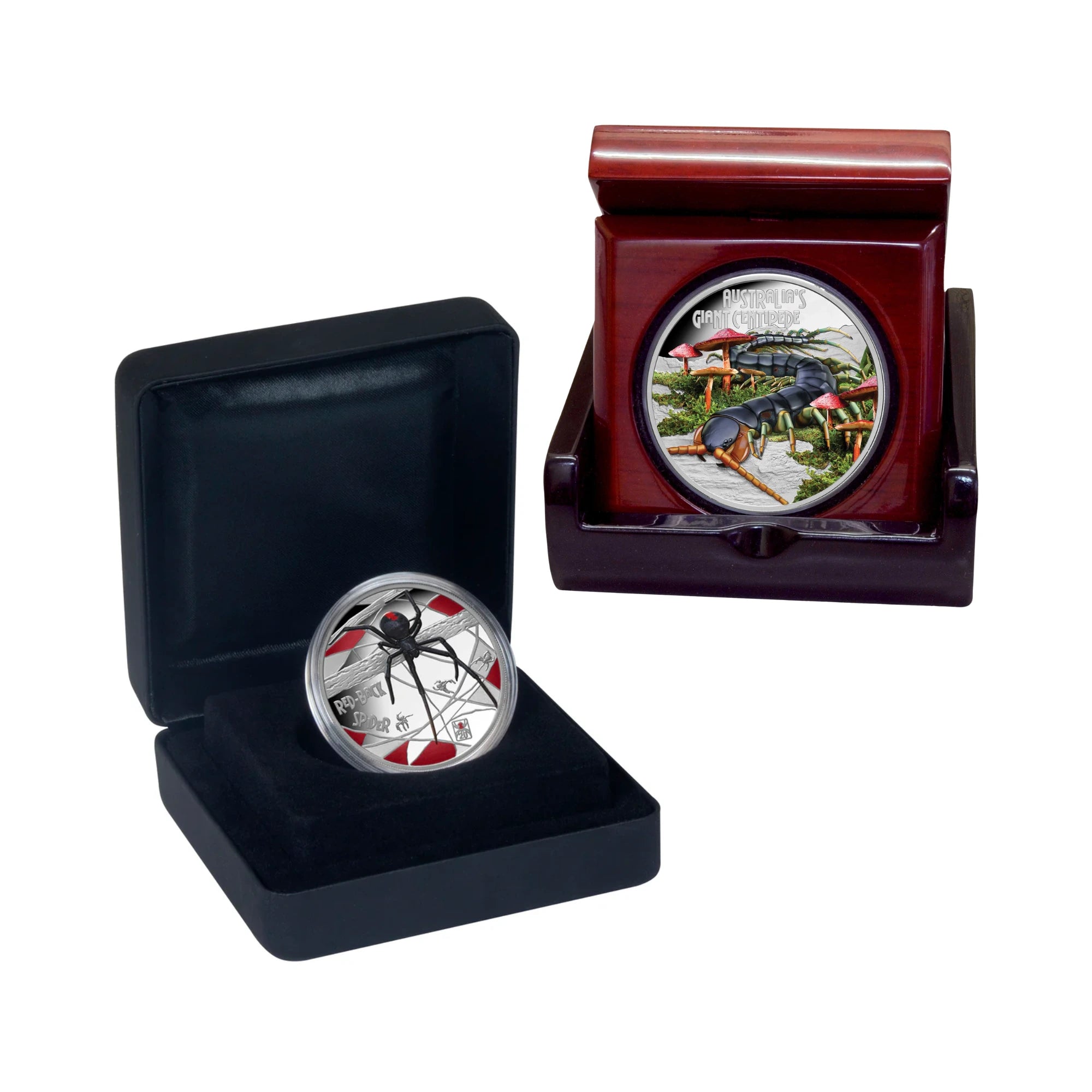 2026 D&D Redback Spider & Centipede 1oz Silver Proof 2 Coin Collection