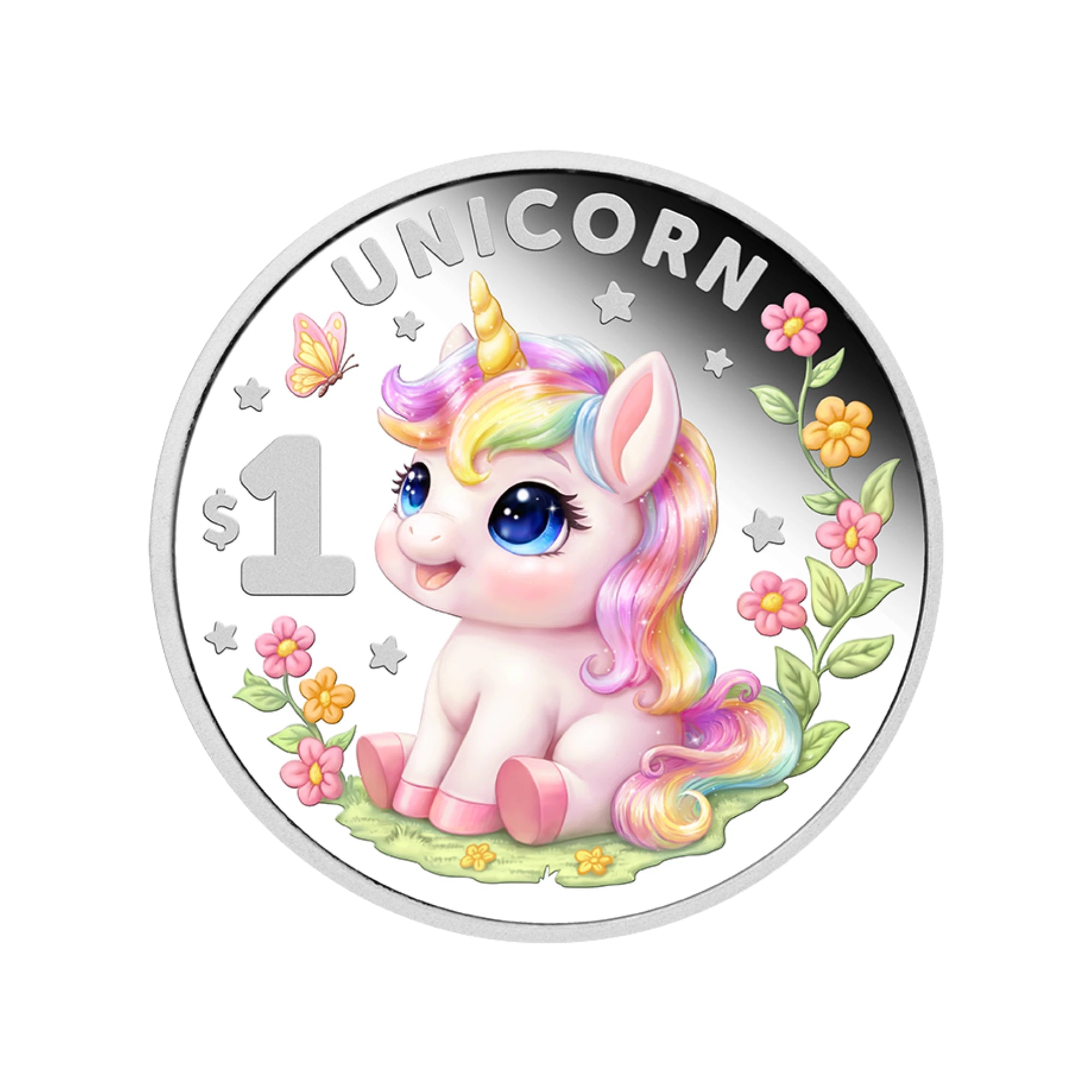 2026 Niue Mythical Creatures Baby Unicorn 1/2oz Silver Proof Coin - PRE ORDER