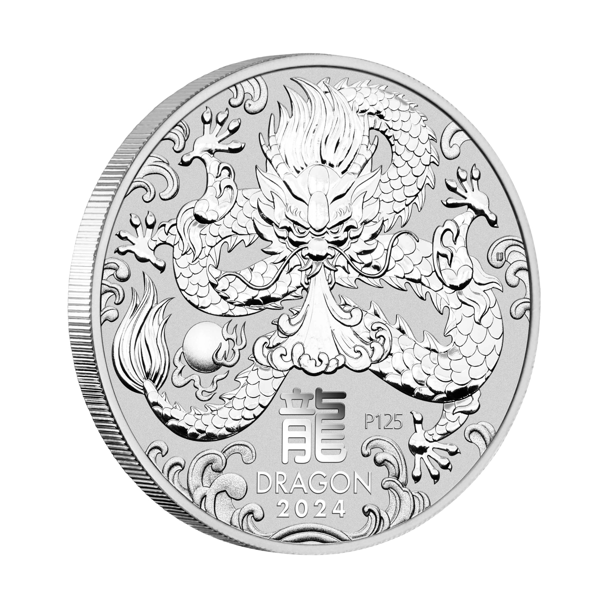 2024 Perth Mint Lunar Dragon 1oz Silver Bullion Coin