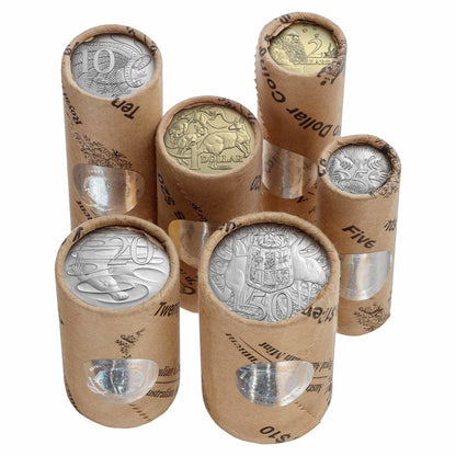 2025 RAM Premium Rolled Coin Set – $2 to 5c Factory Rolls