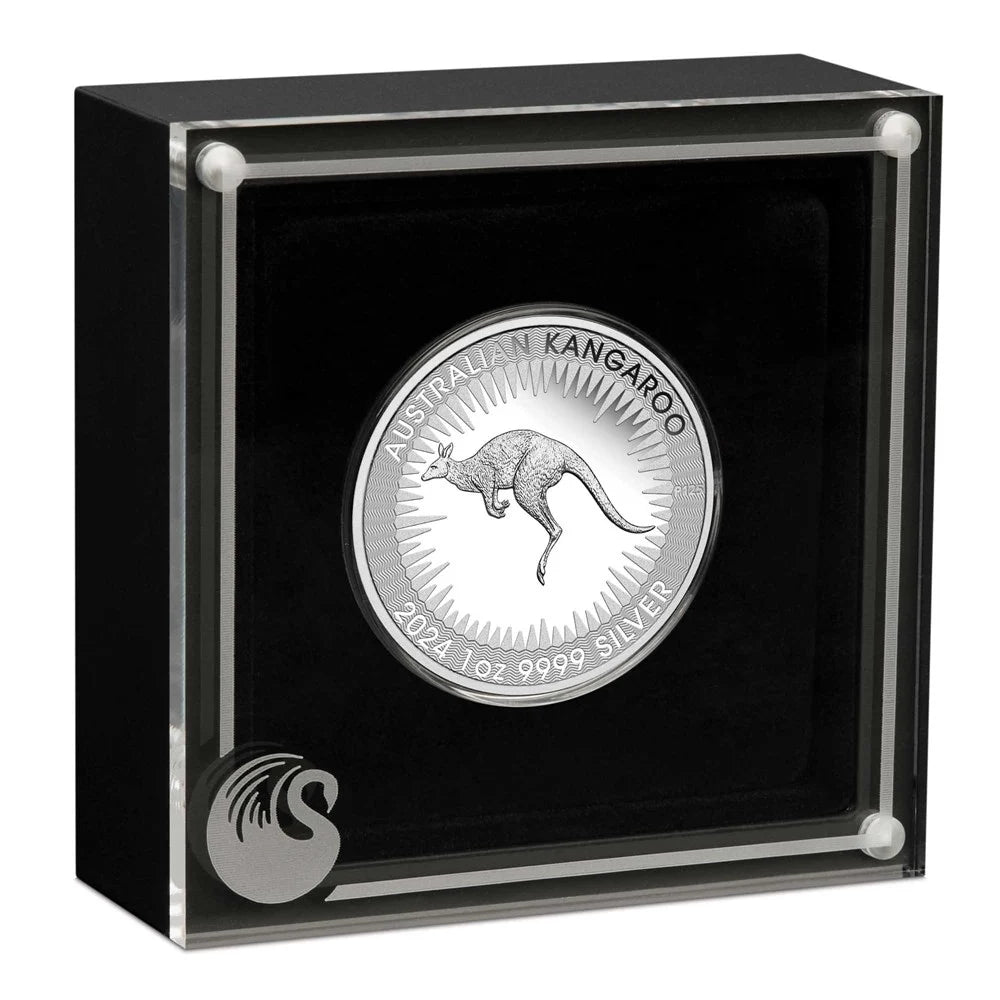 2024 PerthMint Kangaroo King Charles III Obverse First Issue 1oz Silver Proof Coin