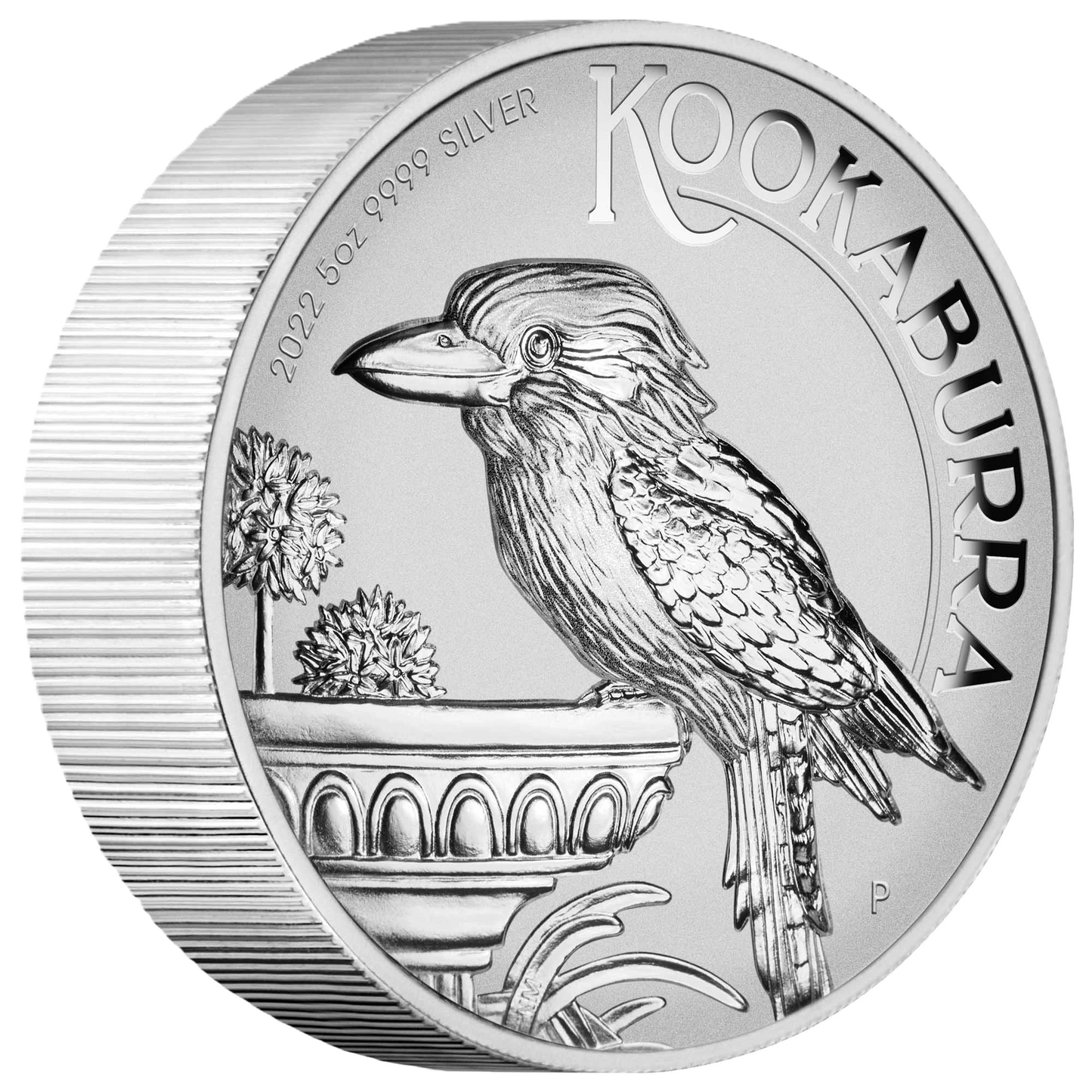 2022 Perth Mint Australian Kookaburra 5oz Silver Incused Coin