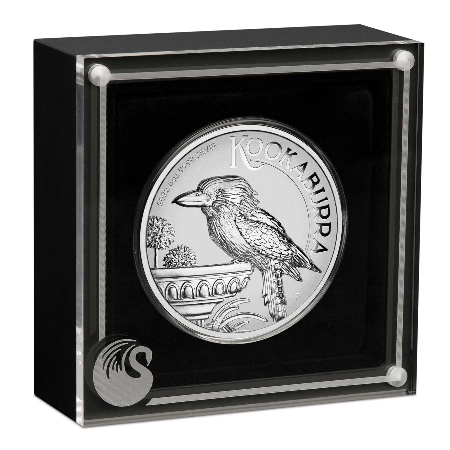 2022 Perth Mint Australian Kookaburra 5oz Silver Incused Coin