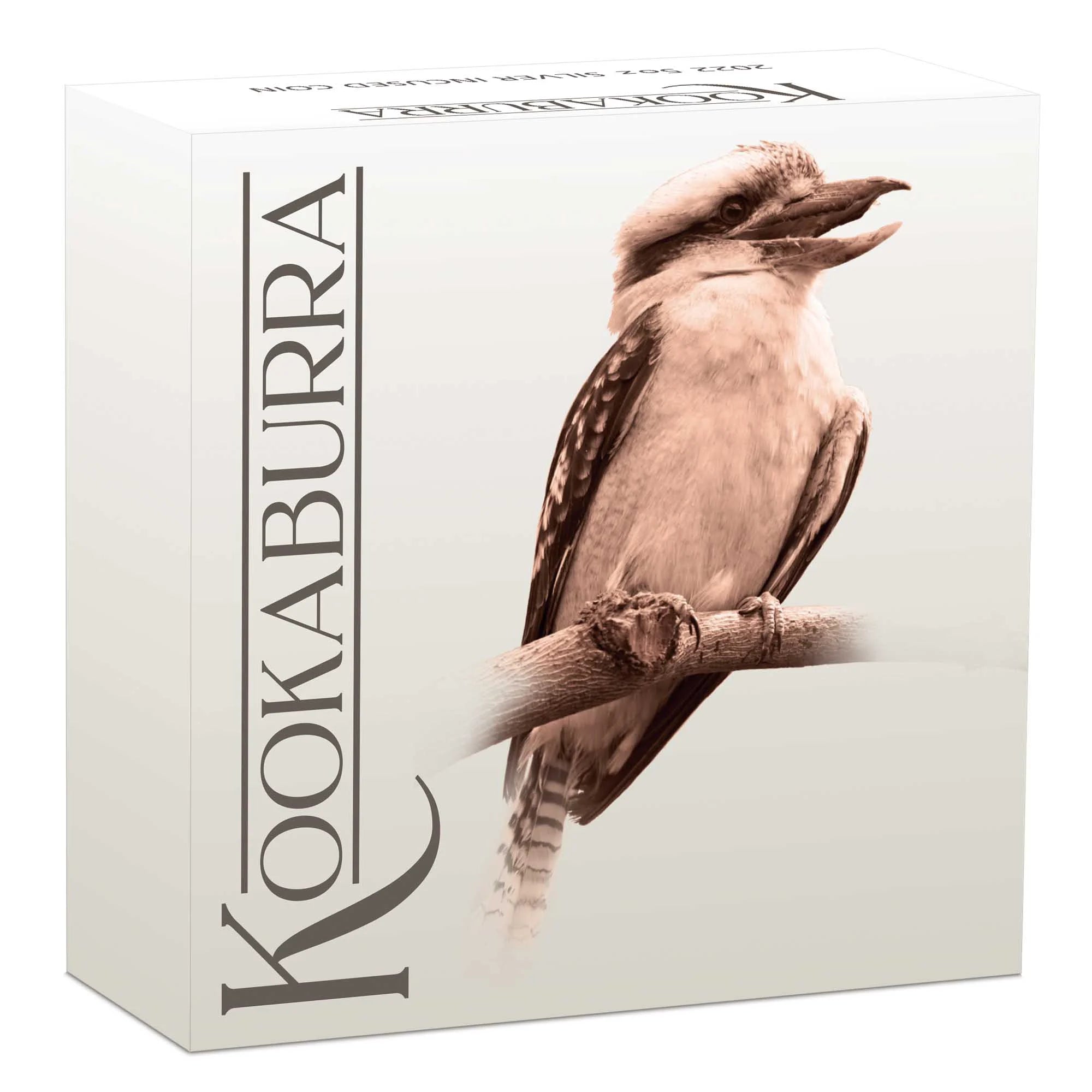 2022 Perth Mint Australian Kookaburra 5oz Silver Incused Coin