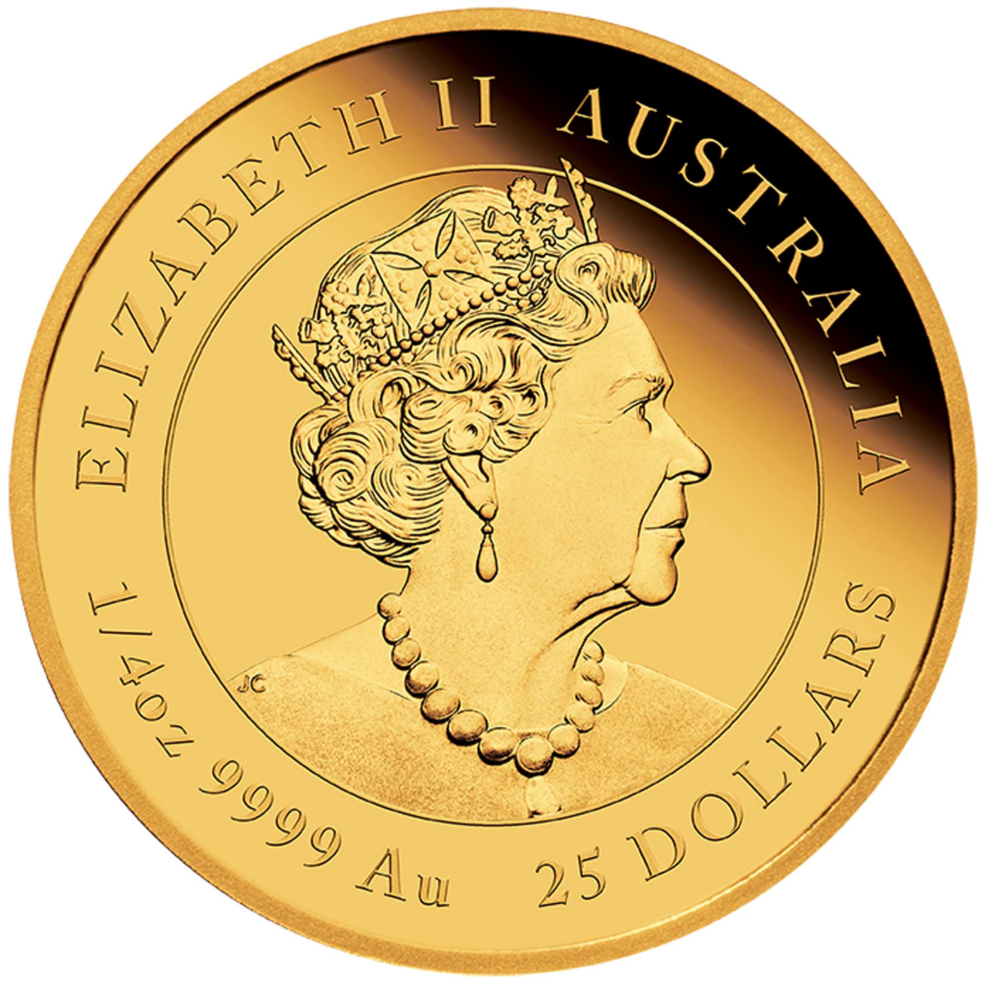 2022 Perth Mint Lunar Tiger 1/4oz Gold Proof Coin