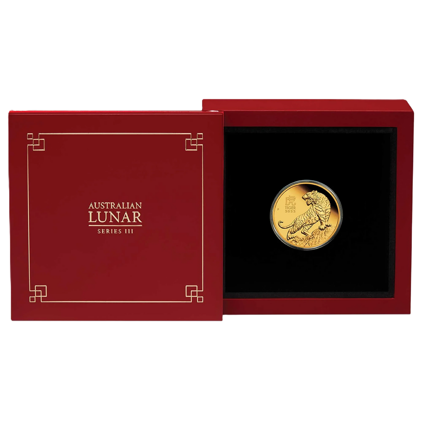 2022 Perth Mint Lunar Tiger 1/4oz Gold Proof Coin