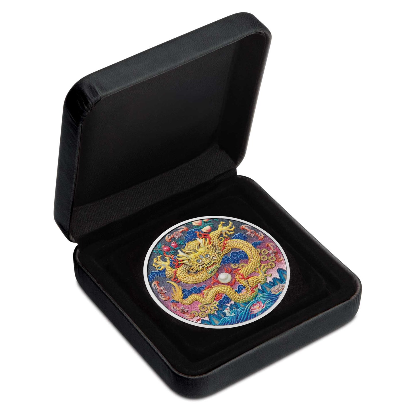 2025 Perth Mint Imperial Golden Dragon 3oz Silver Proof Coloured Coin