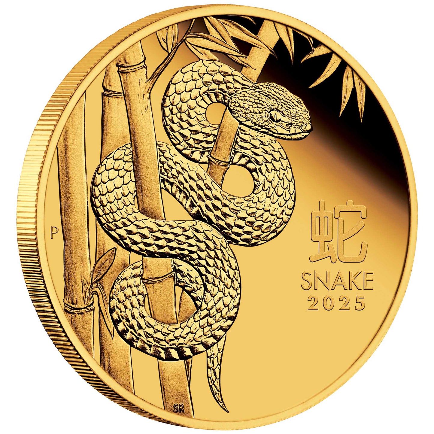 2025 Perth Mint Lunar Snake 1/4oz Gold Proof Coin
