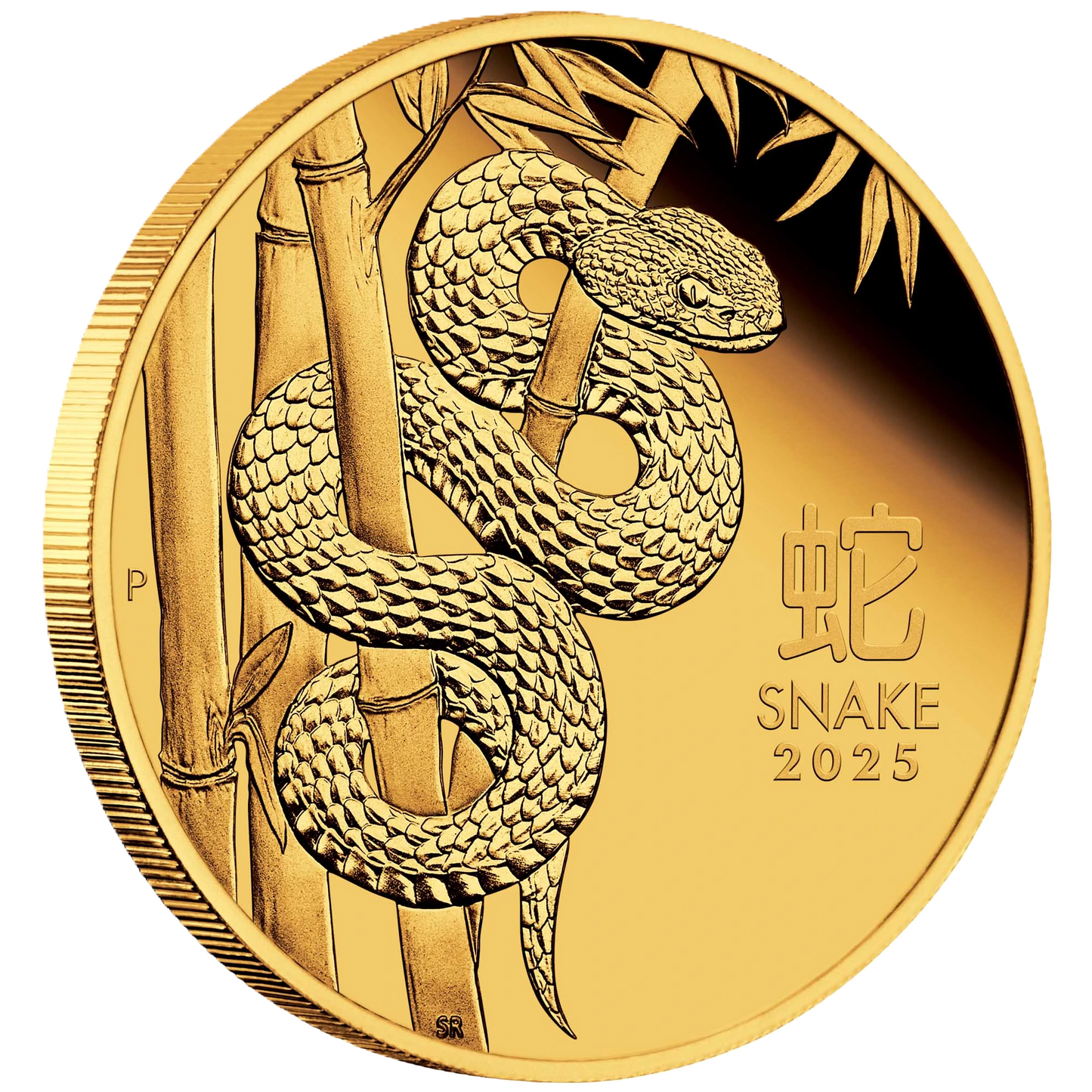 2025 Perth Mint Lunar Snake 1/4oz Gold Proof Coin