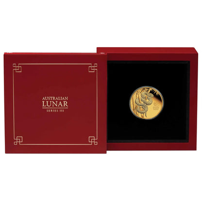 2025 Perth Mint Lunar Snake 1/4oz Gold Proof Coin