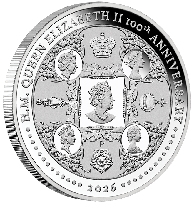 2026 Perth Mint Queen Elizabeth II Centenary 1oz Silver Proof Coin