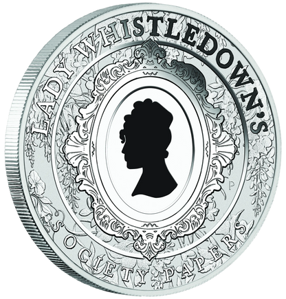 2026 Perth Mint Bridgerton Lady Whistledown 1oz Proof Silver Coin Pre Order