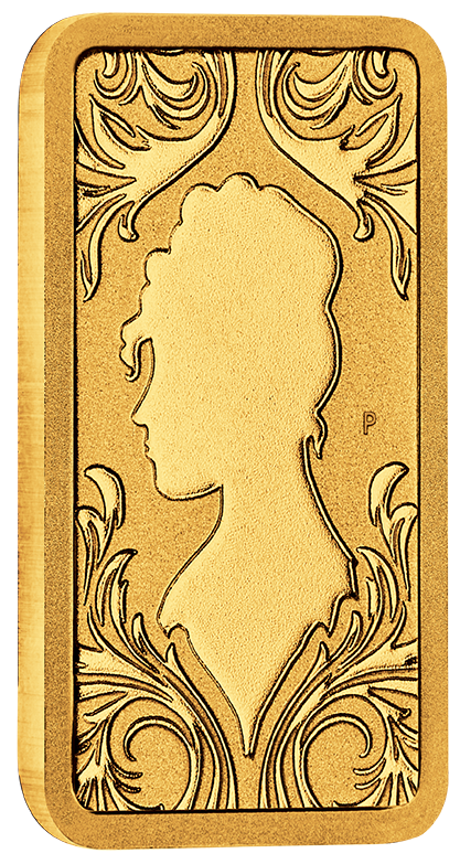 2026 Perth Mint Bridgerton 1g Gold Minted Bar in Card