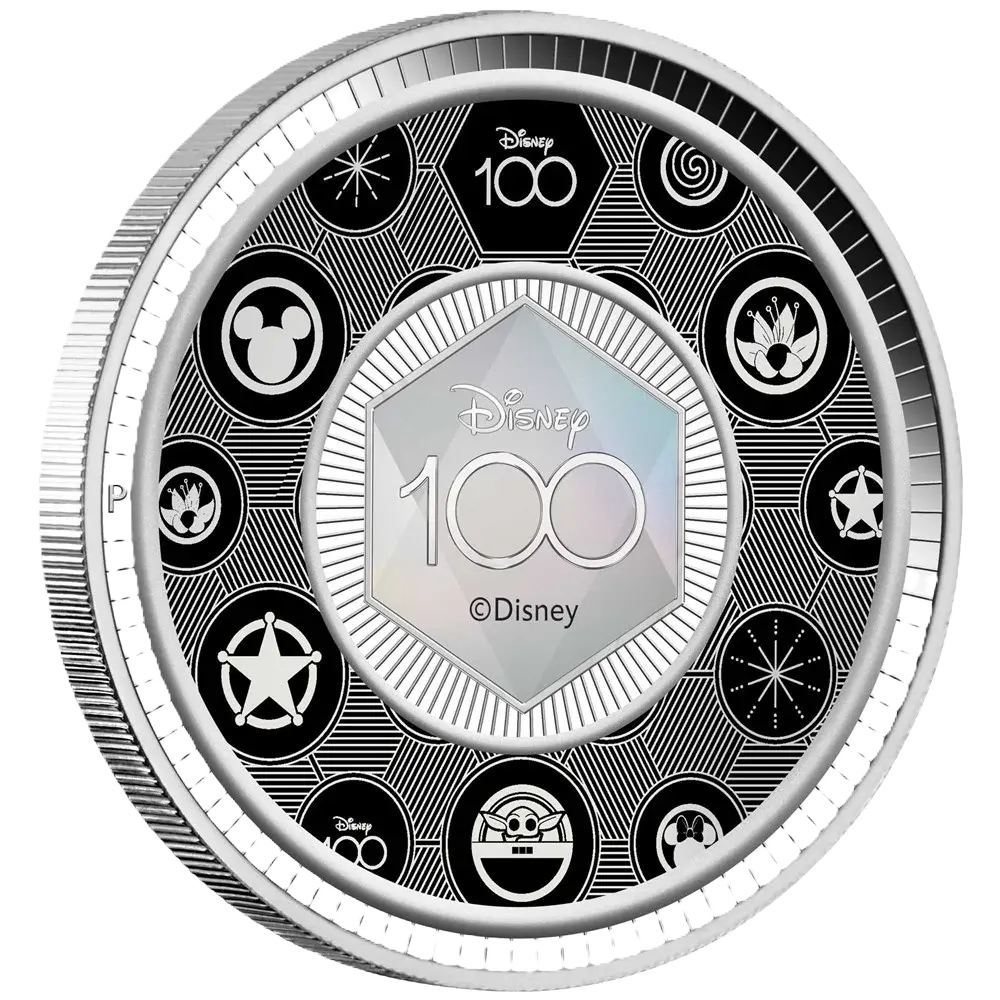 2023 Perth Mint Disney 100th Anniversary 1/2oz Silver Proof Coloured Coin