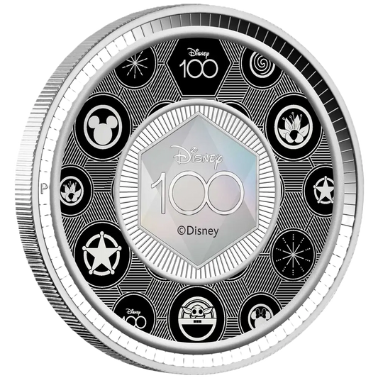 2023 Perth Mint Disney 100th Anniversary 1/2oz Silver Proof Coloured Coin