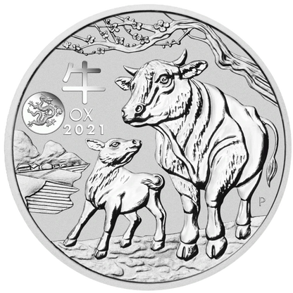 2021 Australian Lunar Series III Year of the OX 1oz Silver Coin