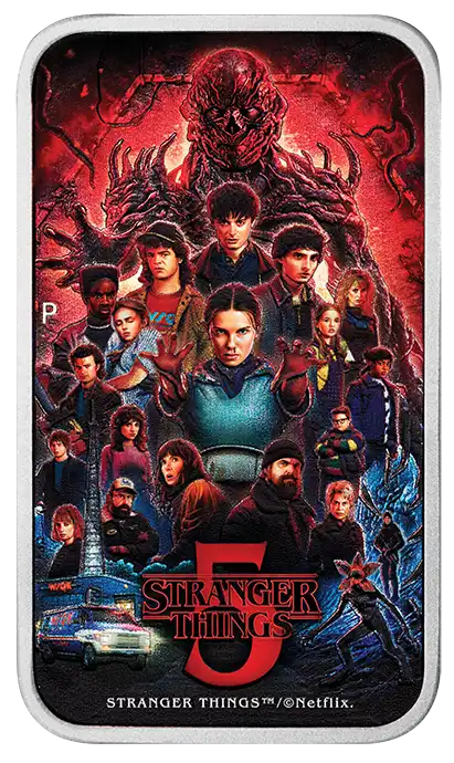 2025-26 PerthMInt Stranger Things™ Complete 1oz Silver 6 Coin Collection