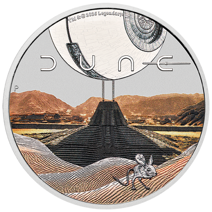 2026 Perth Mint Dune 1oz Silver Coloured Proof Coin