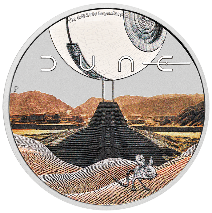 2026 Perth Mint Dune 1oz Silver Coloured Proof Coin
