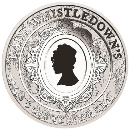 2026 Perth Mint Bridgerton Lady Whistledown 1oz Proof Silver Coin Pre Order